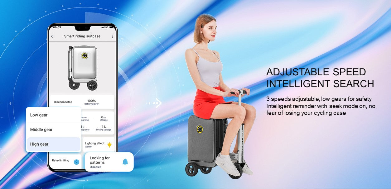 SE3S SMART RIDEABLE SUITCASE